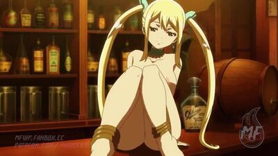 Erza Scarlet Lucy Heartfilia Fairy Tail tits pussy ass сиськи киски попки