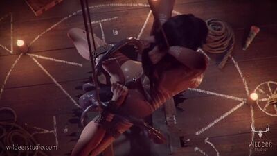 Lara croft.3d porn. tentacle