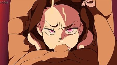 Demon Slayer animated sound 2D hentai porn