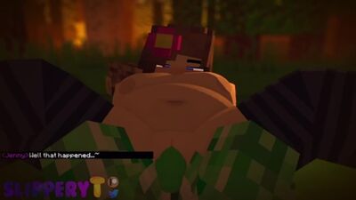 JENNY X CREEPER (MINECRAFT 18+ SEX) (ORIGINAL) SLIPPERYT 2